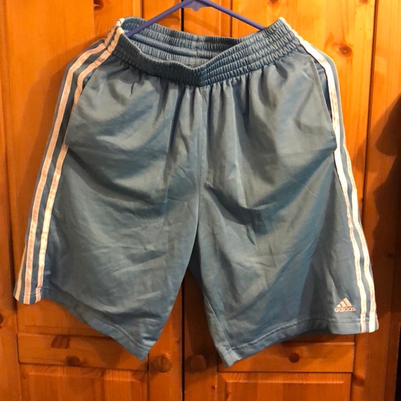 Adidas light blue shorts size s has pockets - Picture 1 of 2